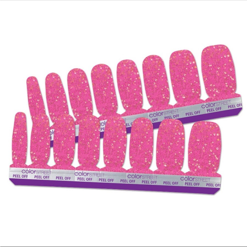 *Retired* Color Street: LA Dreams | Barbie Hot Pink Rose Gold Glitter Sparkle - Picture 16 of 16